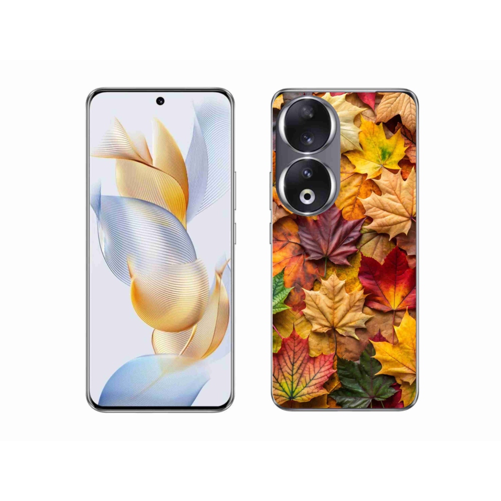 Gelový kryt mmCase na Honor 90 - javorové listy 2