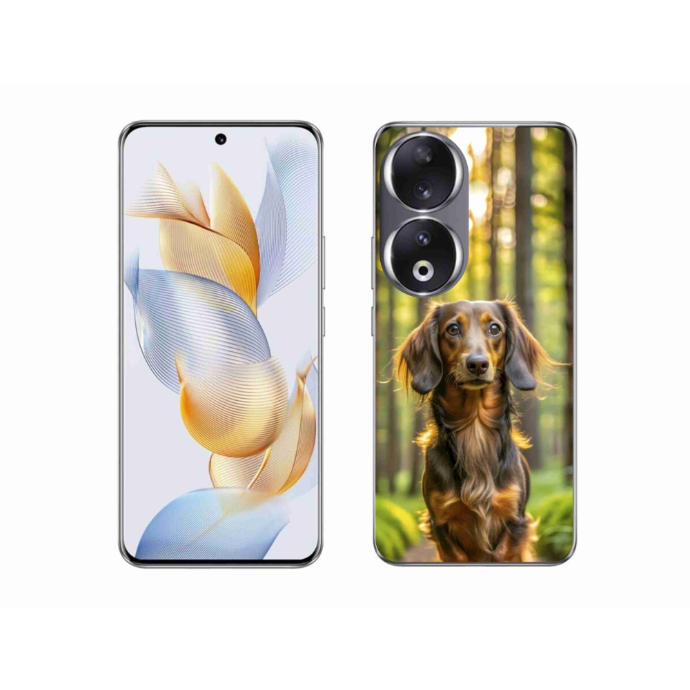 Gelový kryt mmCase na Honor 90 - jezevčík 4