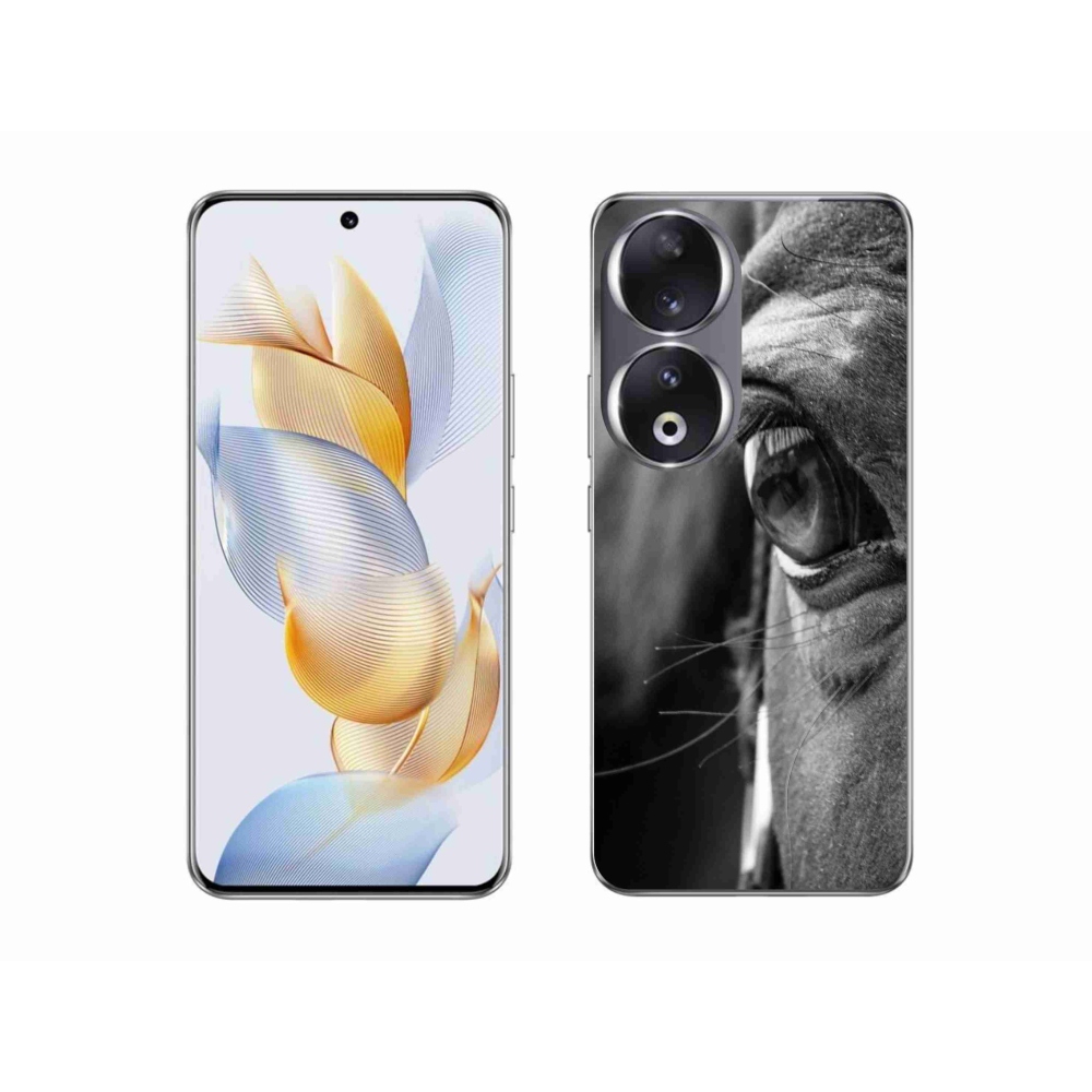 Gelový kryt mmCase na Honor 90 - koňský pohled