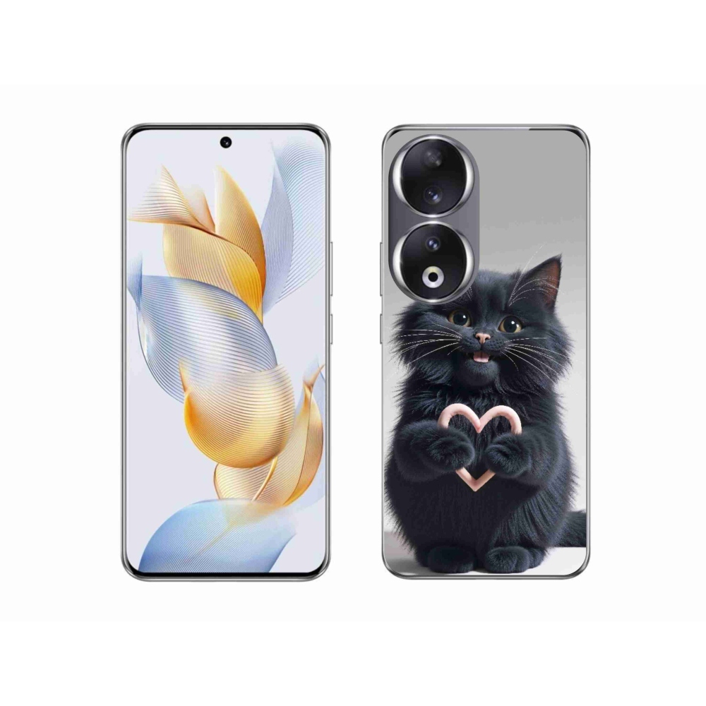 Gelový kryt mmCase na Honor 90 - kočičí láska 3