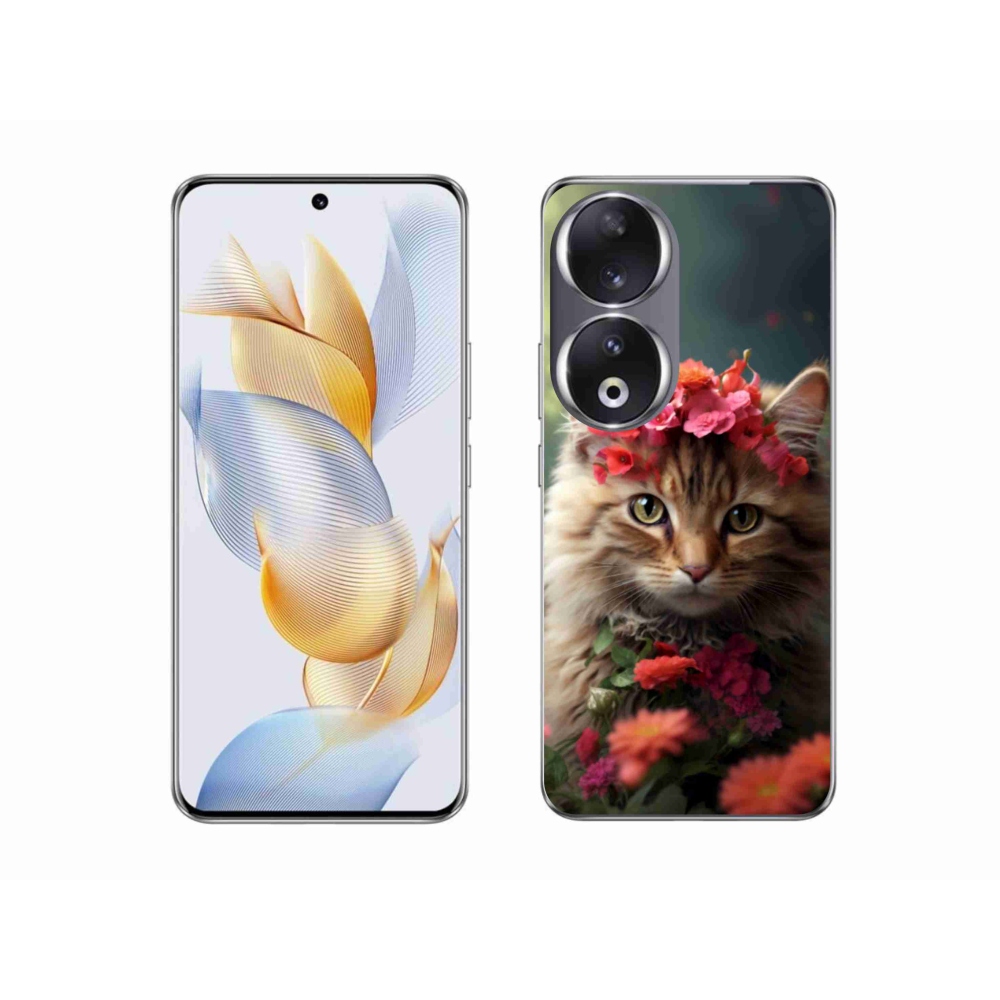 Gelový kryt mmCase na Honor 90 - kočíčí princezna