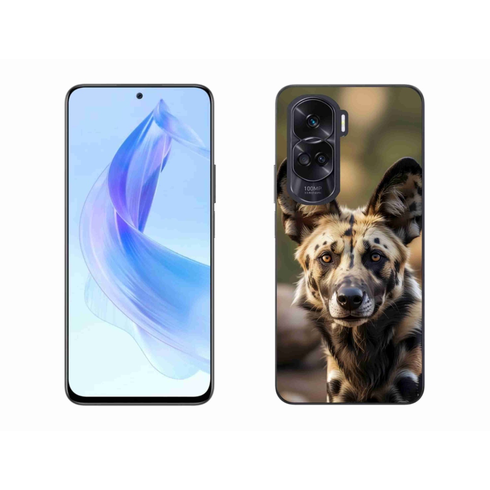 Gelový kryt mmCase na Honor 90 Lite - africký divoký pes