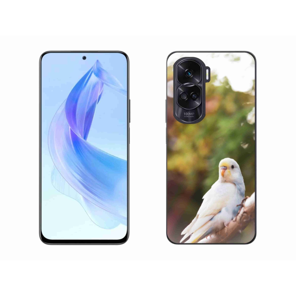 Gelový kryt mmCase na Honor 90 Lite - andulka bílá