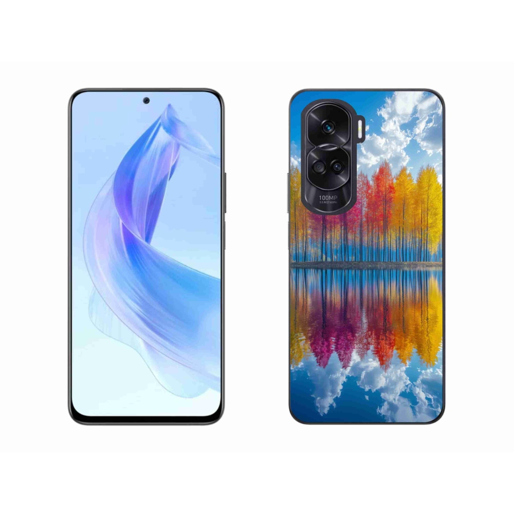Gelový kryt mmCase na Honor 90 Lite - barevné stromy