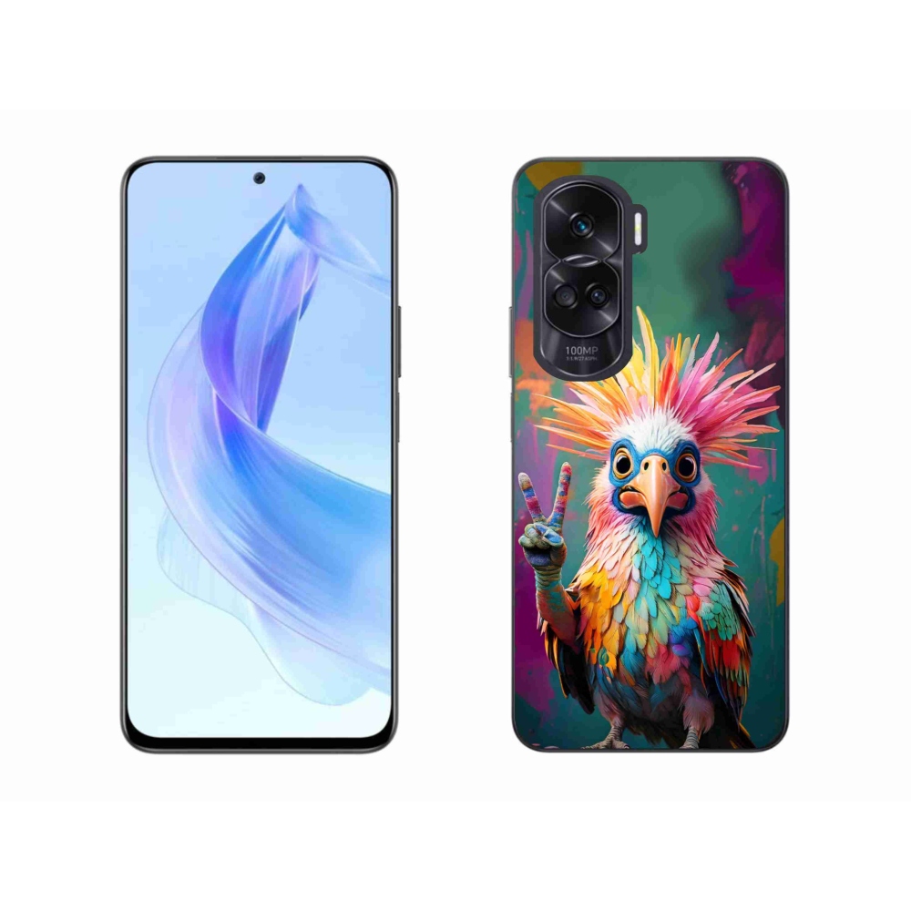 Gelový kryt mmCase na Honor 90 Lite - barevný rebel
