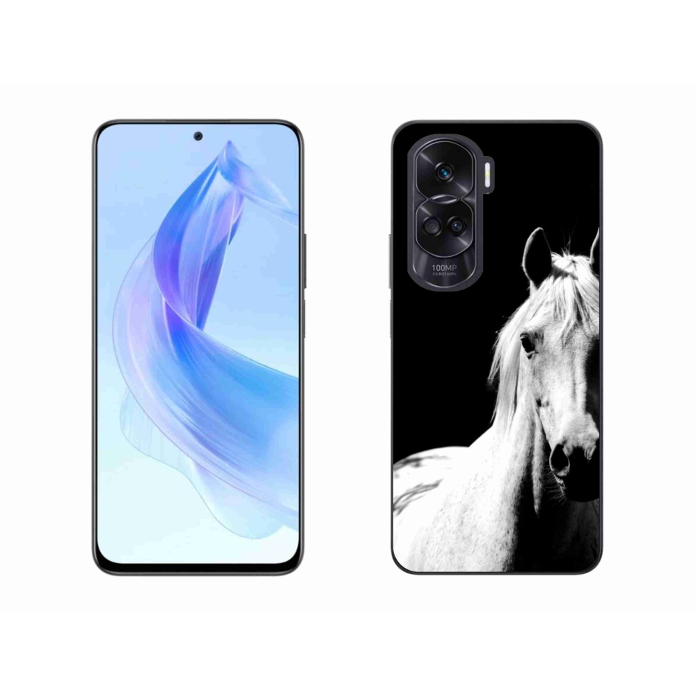 Gelový kryt mmCase na Honor 90 Lite - bílý kůň 5