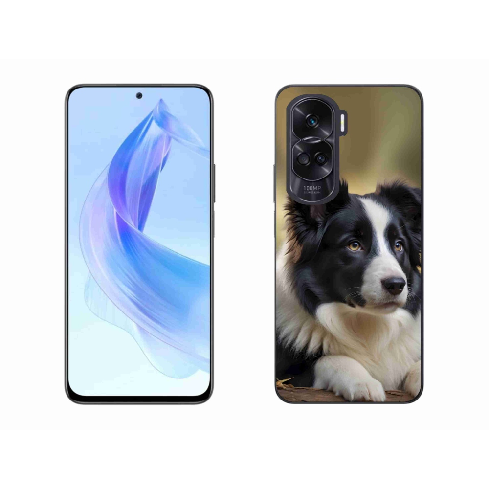 Gelový kryt mmCase na Honor 90 Lite - border kolie 2
