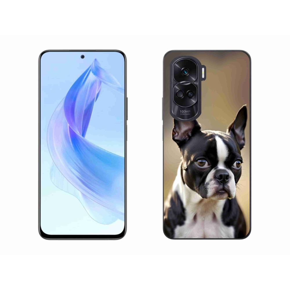 Gelový kryt mmCase na Honor 90 Lite - bostonský teriér