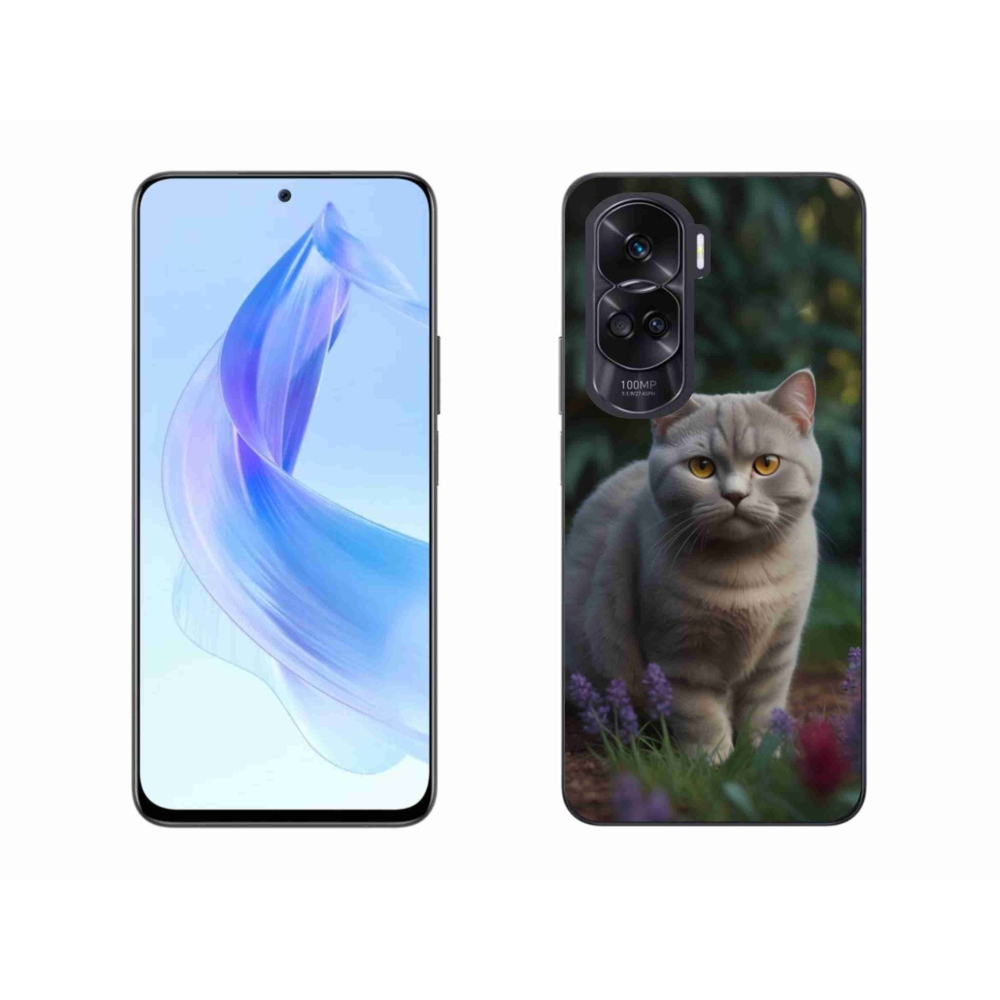 Gelový kryt mmCase na Honor 90 Lite - britská kočka