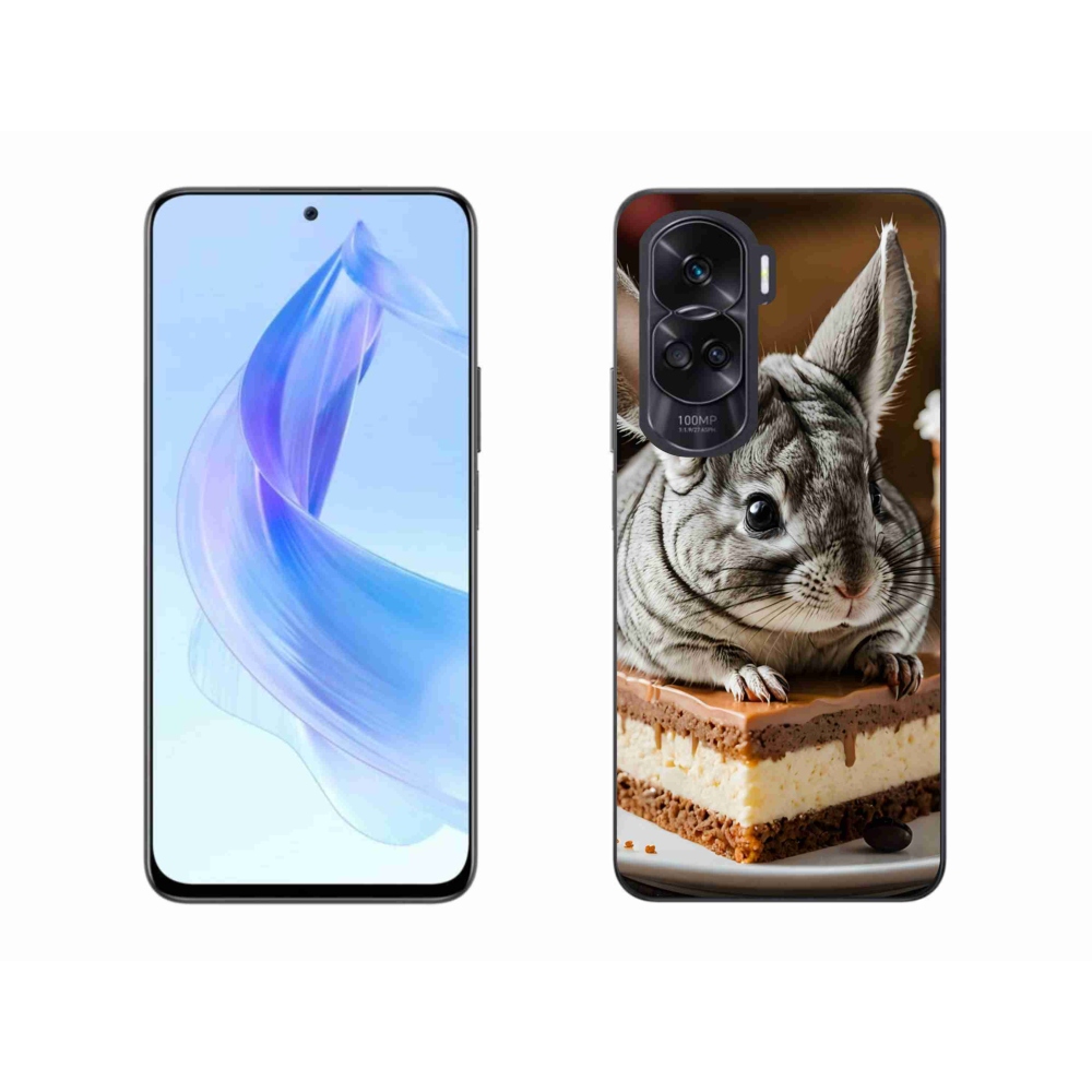 Gelový kryt mmCase na Honor 90 Lite - činčila