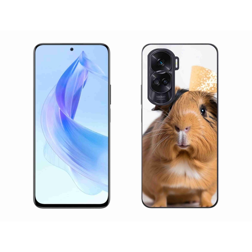 Gelový kryt mmCase na Honor 90 Lite - hnědé morče