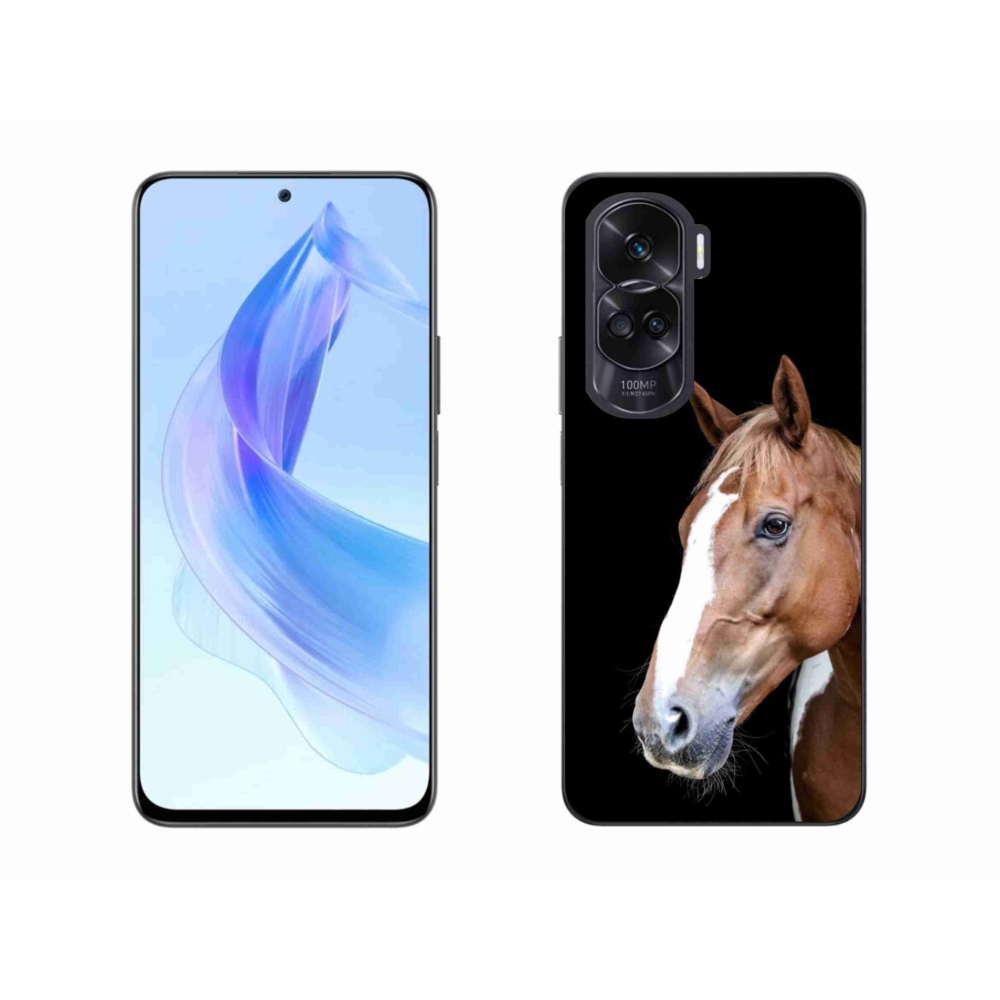 Gelový kryt mmCase na Honor 90 Lite - hnědý kůň 3