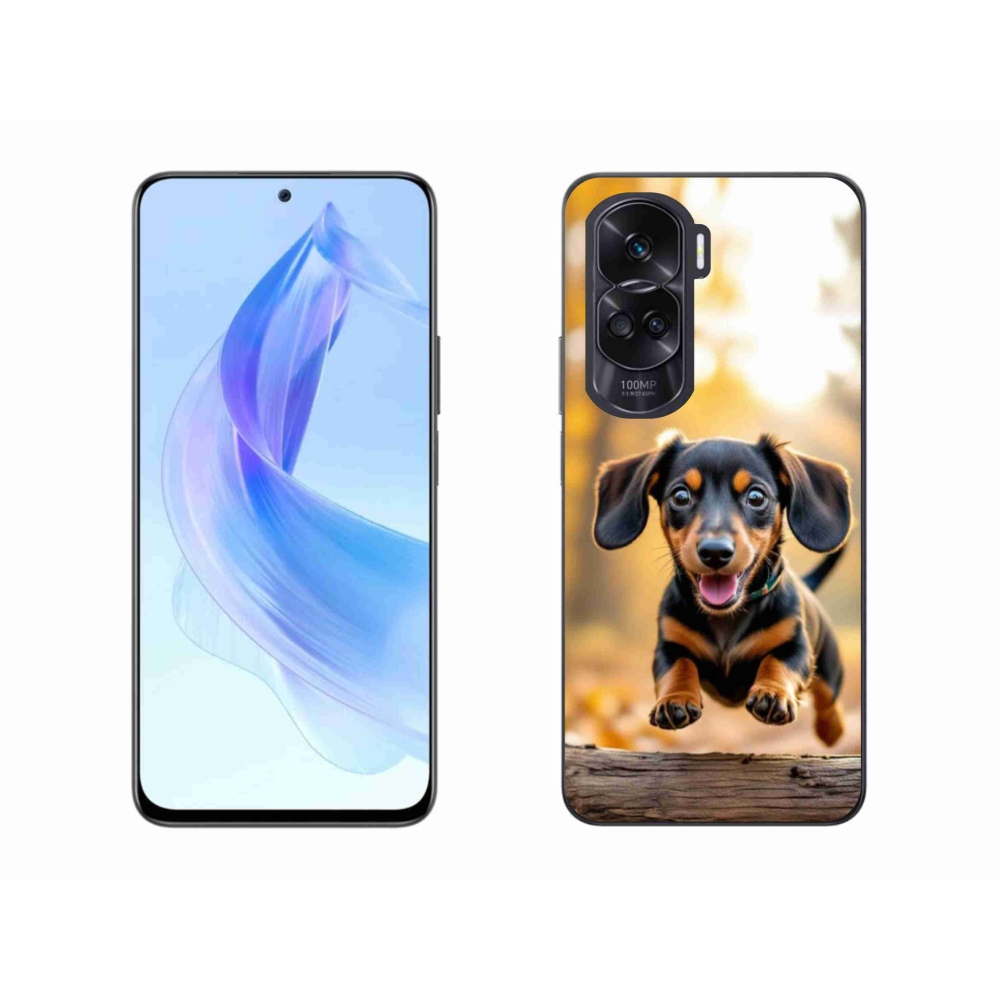 Gelový kryt mmCase na Honor 90 Lite - jezevčík 2