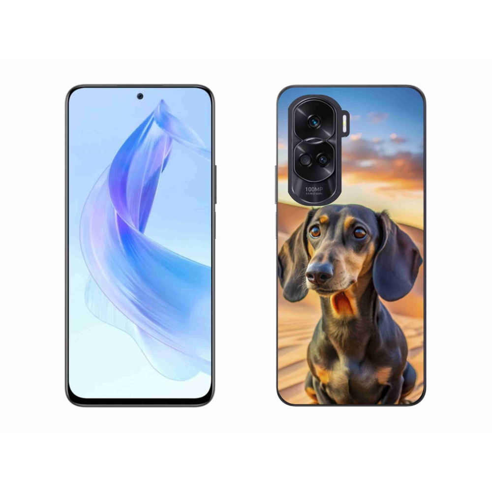 Gelový kryt mmCase na Honor 90 Lite - jezevčík 3 