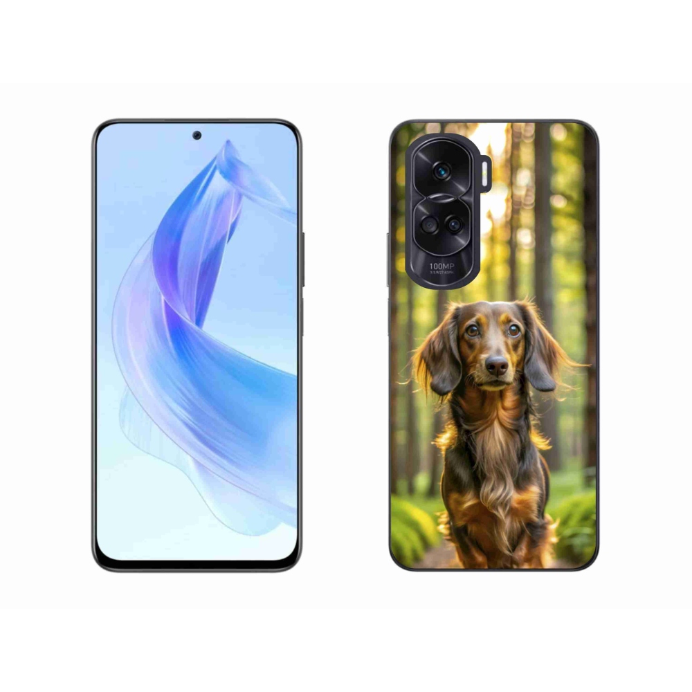 Gelový kryt mmCase na Honor 90 Lite - jezevčík 4