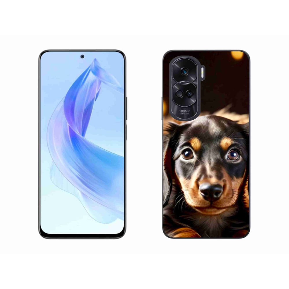 Gelový kryt mmCase na Honor 90 Lite - jezevčík
