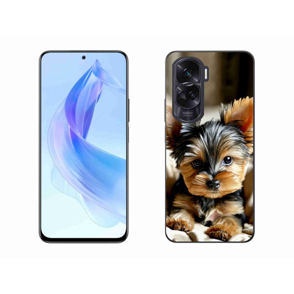 Gelový kryt mmCase na Honor 90 Lite - jorkšír 11