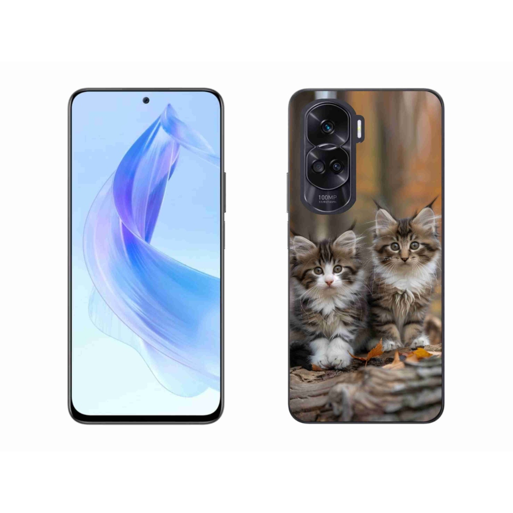 Gelový kryt mmCase na Honor 90 Lite - kočičí duo 3