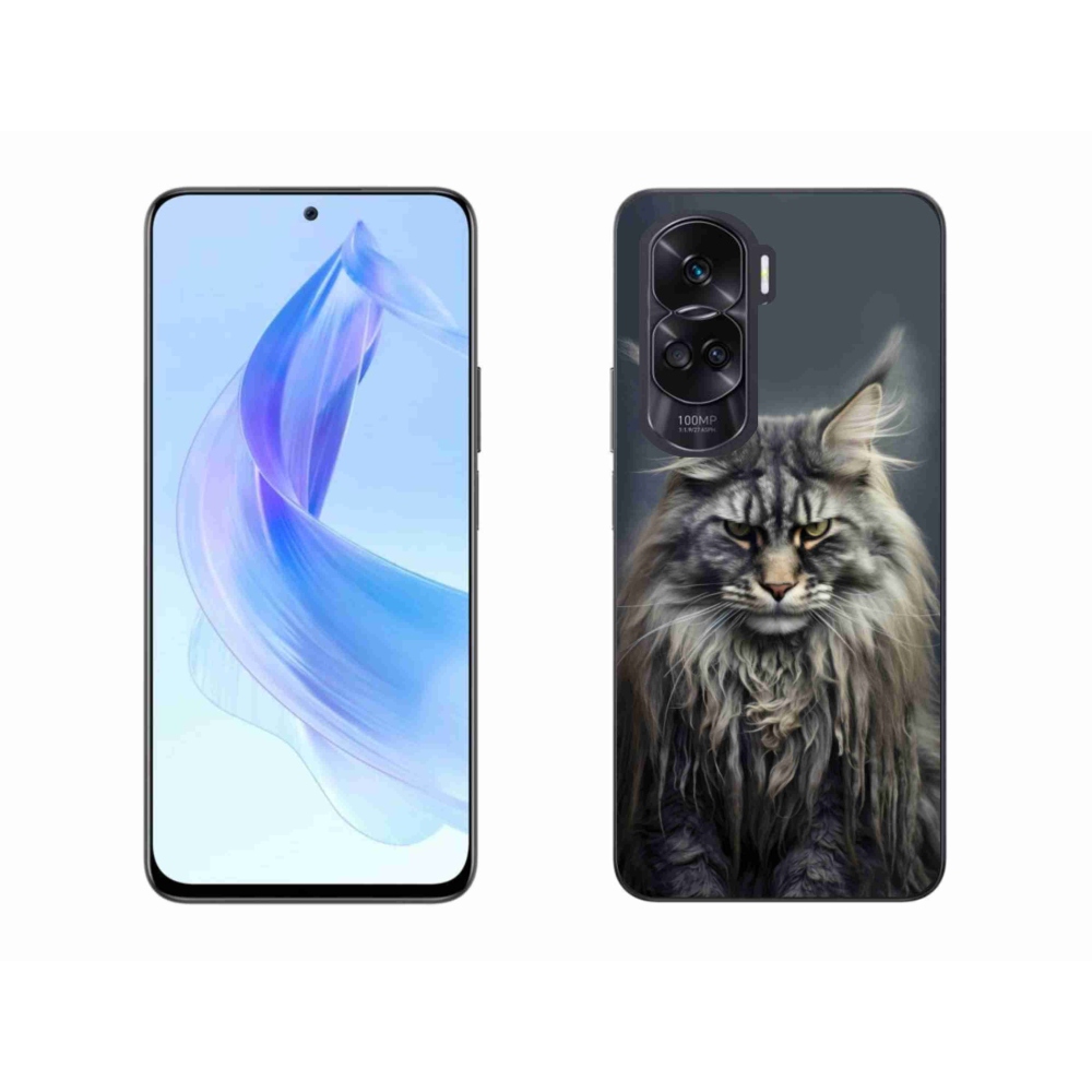 Gelový kryt mmCase na Honor 90 Lite - kočíčí pohled 4