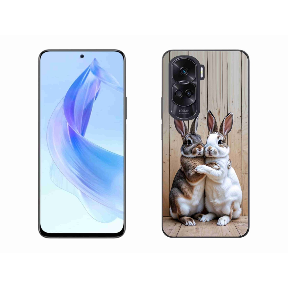 Gelový kryt mmCase na Honor 90 Lite - králičí pár