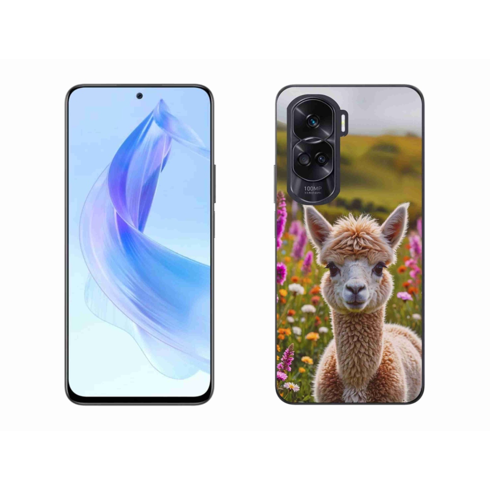 Gelový kryt mmCase na Honor 90 Lite - lama na louce