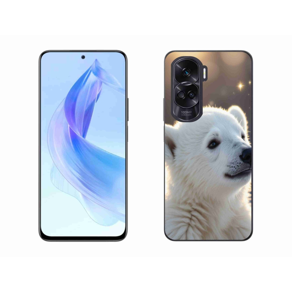 Gelový kryt mmCase na Honor 90 Lite - lední medvěd