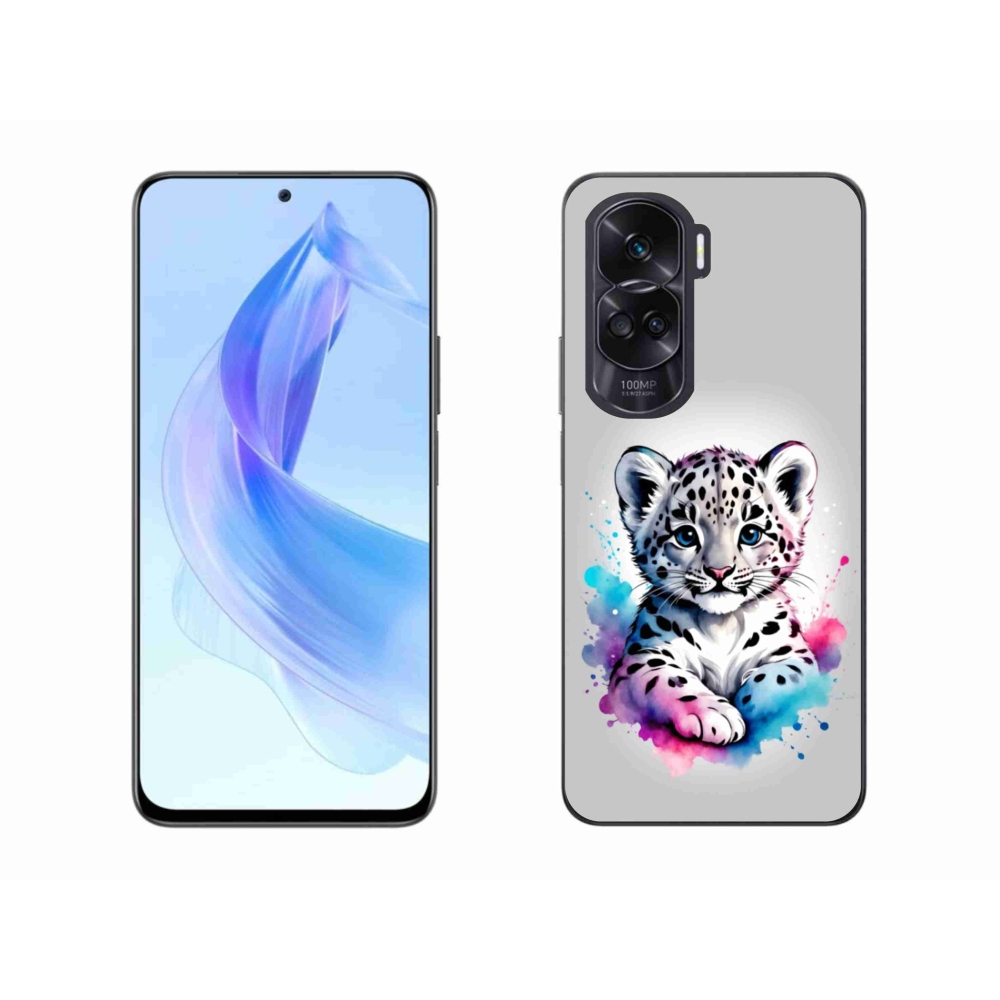 Gelový kryt mmCase na Honor 90 Lite - levhartí mládě