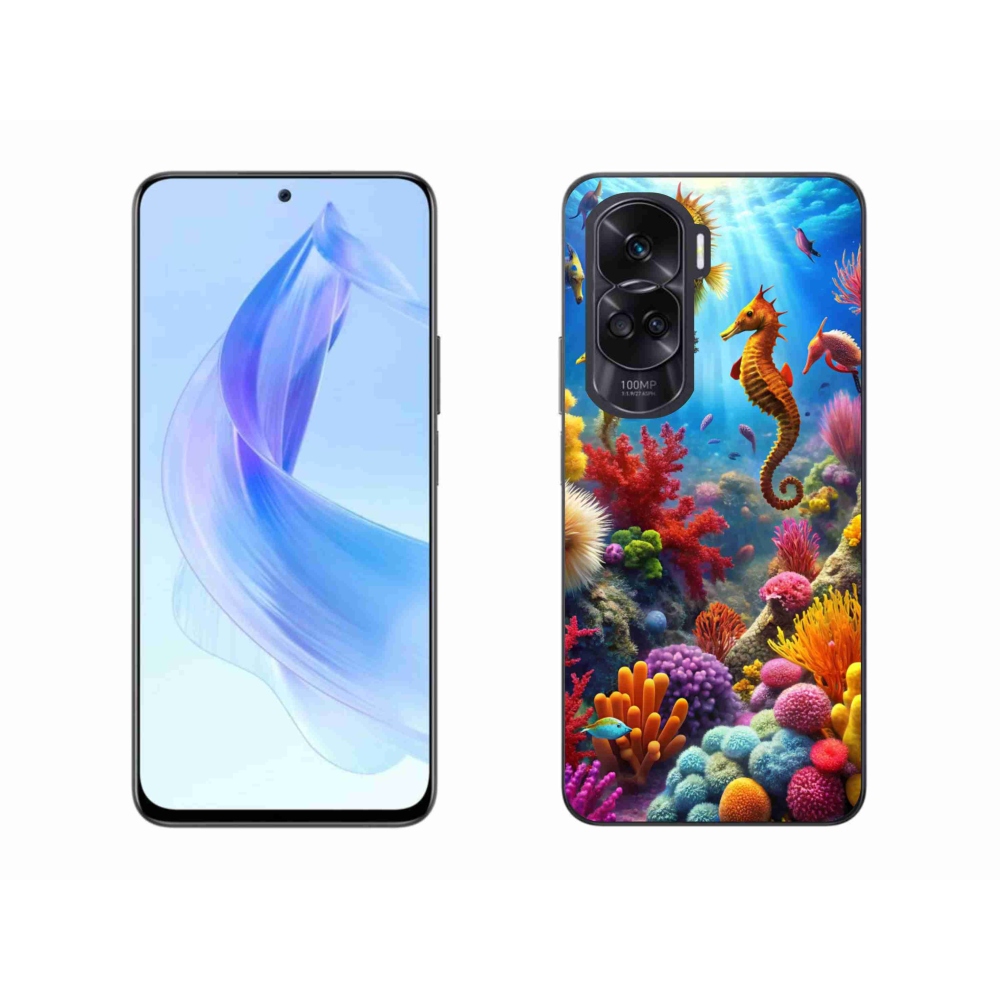 Gelový kryt mmCase na Honor 90 Lite - mořský svět 3
