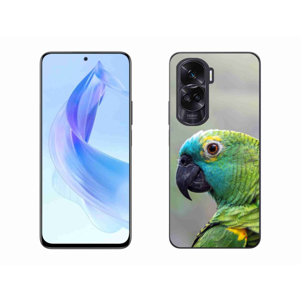 Gelový kryt mmCase na Honor 90 Lite - papoušek amazoňan