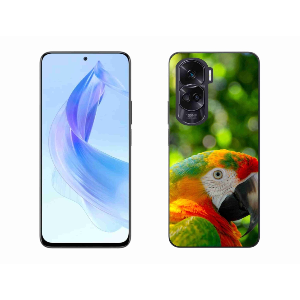 Gelový kryt mmCase na Honor 90 Lite - papoušek ara 3