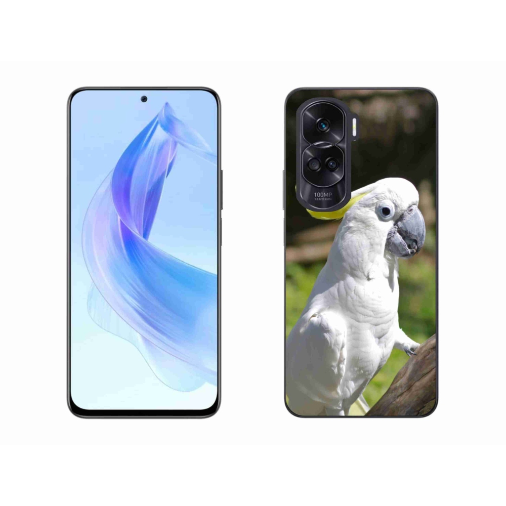 Gelový kryt mmCase na Honor 90 Lite - papoušek kakadu 2