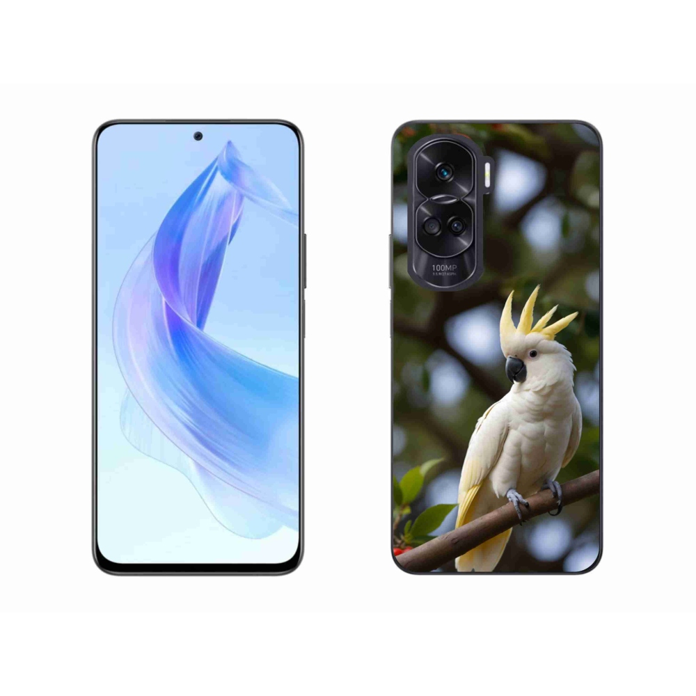 Gelový kryt mmCase na Honor 90 Lite - papoušek kakadu 3