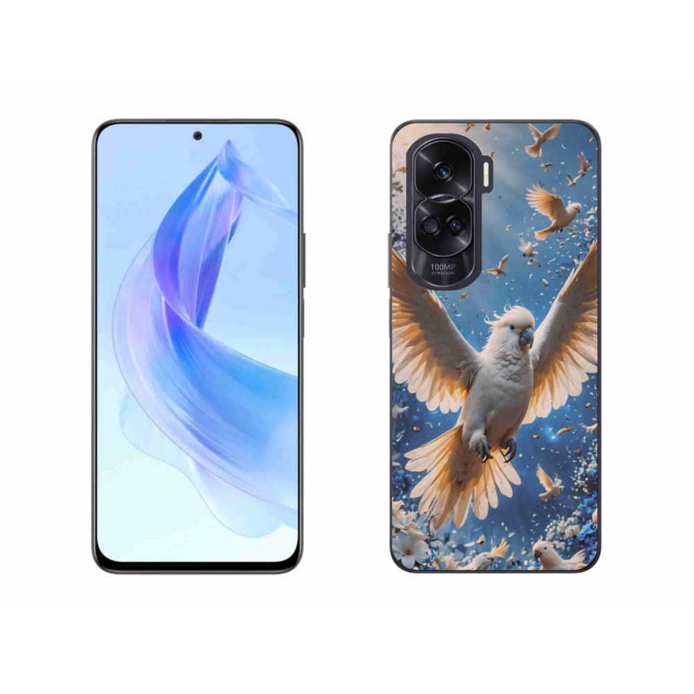 Gelový kryt mmCase na Honor 90 Lite - papoušek kakadu