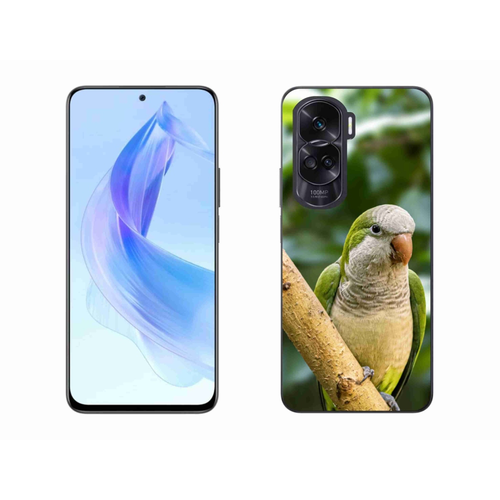 Gelový kryt mmCase na Honor 90 Lite - papoušek mníšek