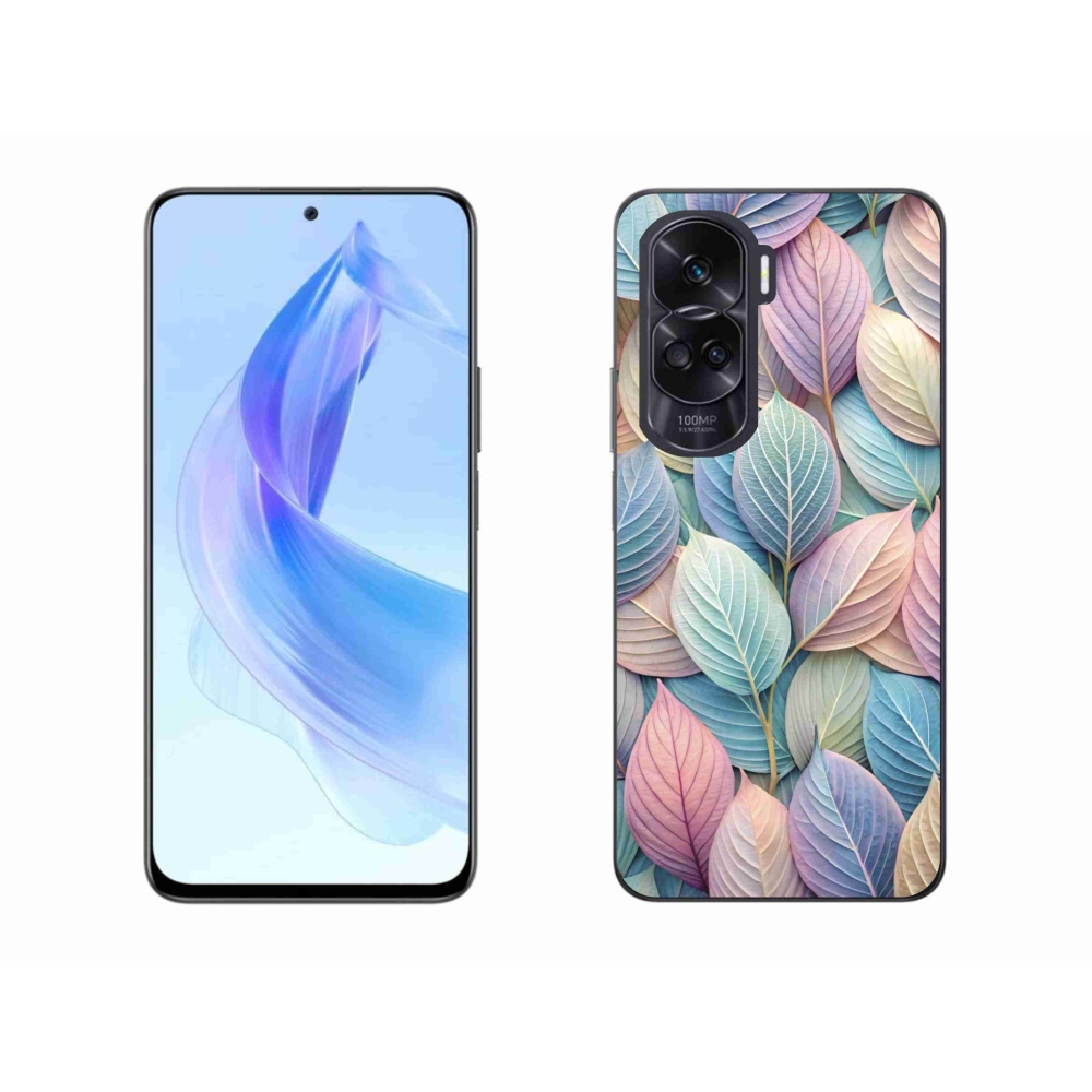 Gelový kryt mmCase na Honor 90 Lite - pastelové listy