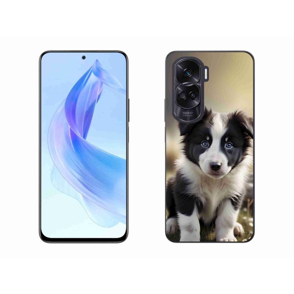 Gelový kryt mmCase na Honor 90 Lite - roztomilá border kolie