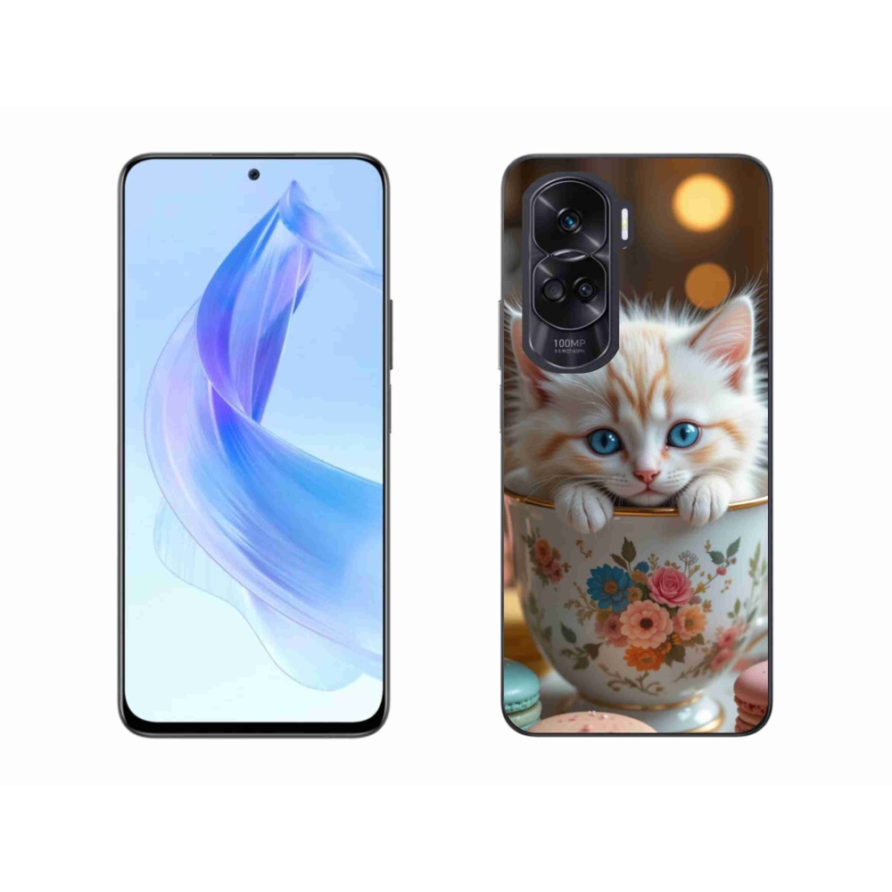 Gelový kryt mmCase na Honor 90 Lite - roztomilé kotě 6