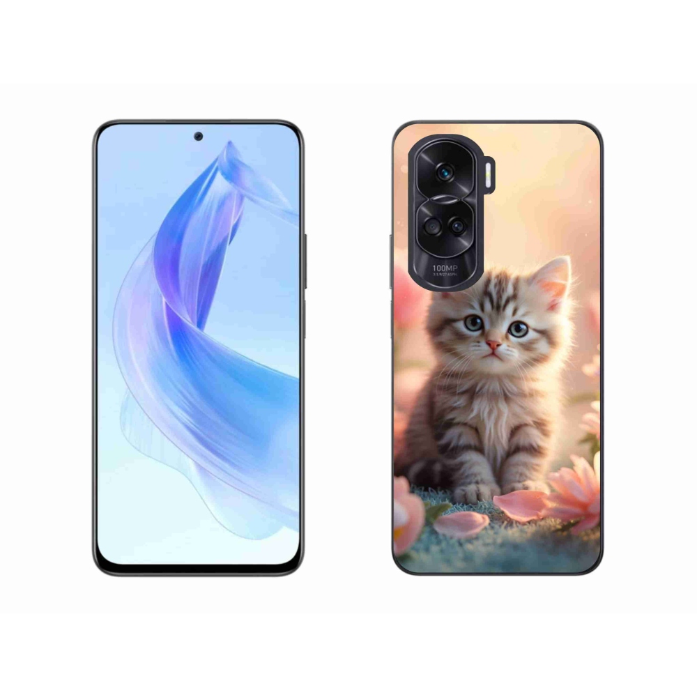 Gelový kryt mmCase na Honor 90 Lite - roztomilé kotě 8