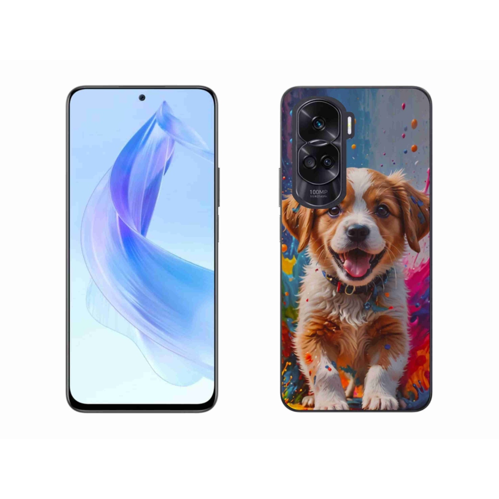 Gelový kryt mmCase na Honor 90 Lite - roztomilé štěně 3