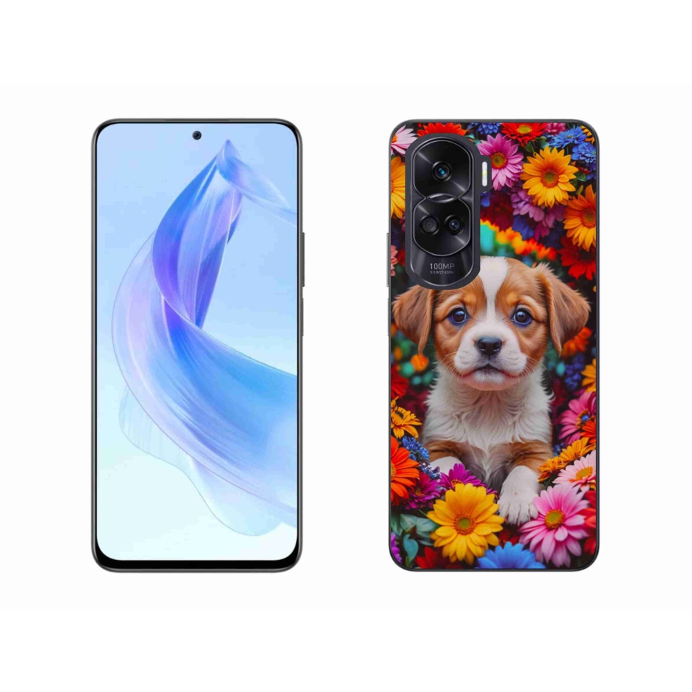 Gelový kryt mmCase na Honor 90 Lite - roztomilé štěně