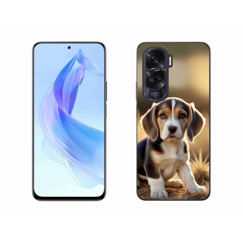 Gelový kryt mmCase na Honor 90 Lite - roztomilý bígl