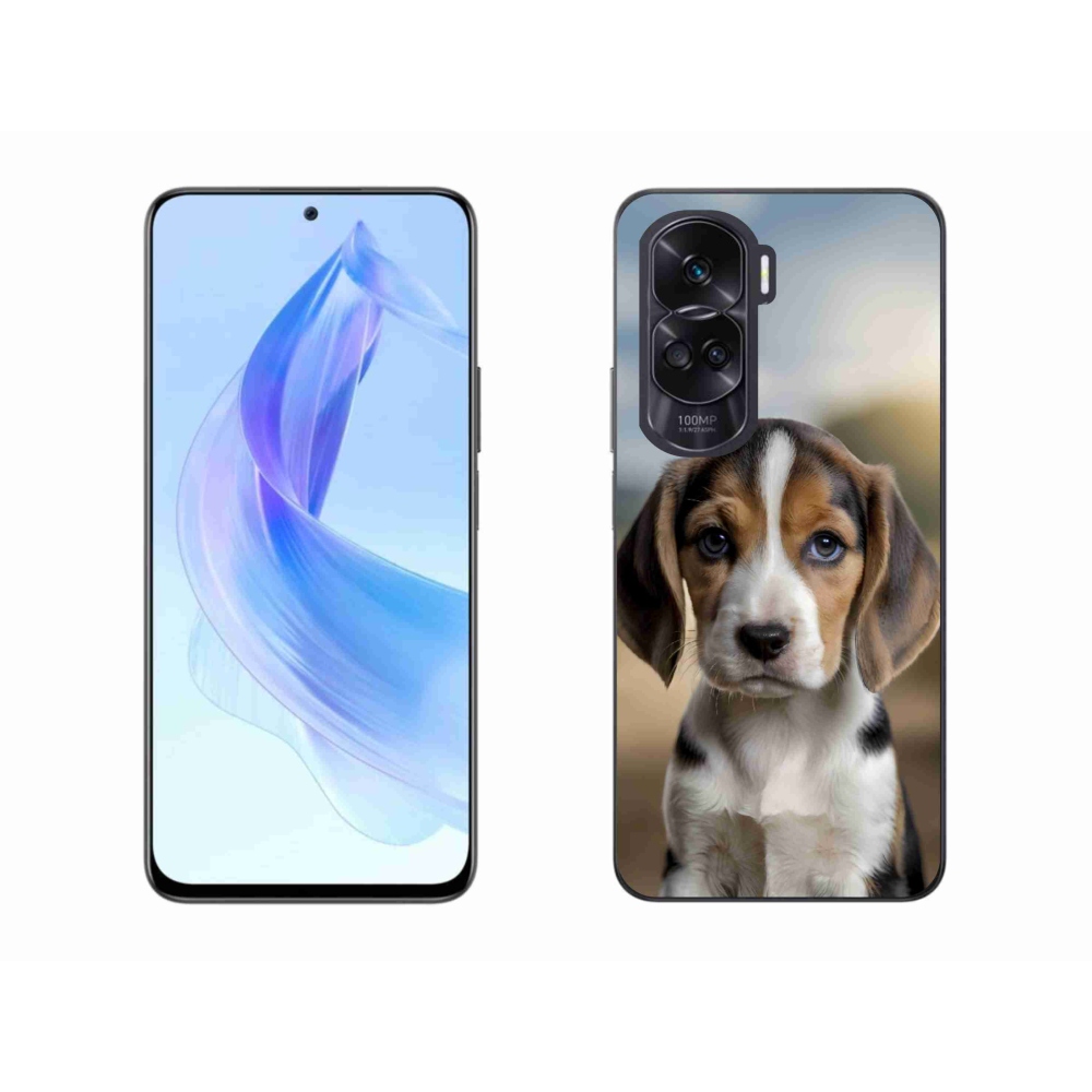 Gelový kryt mmCase na Honor 90 Lite - roztomilý bígl