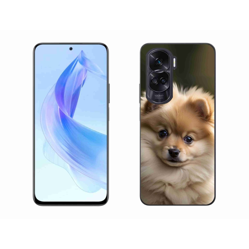 Gelový kryt mmCase na Honor 90 Lite - roztomilý pomeranian 2