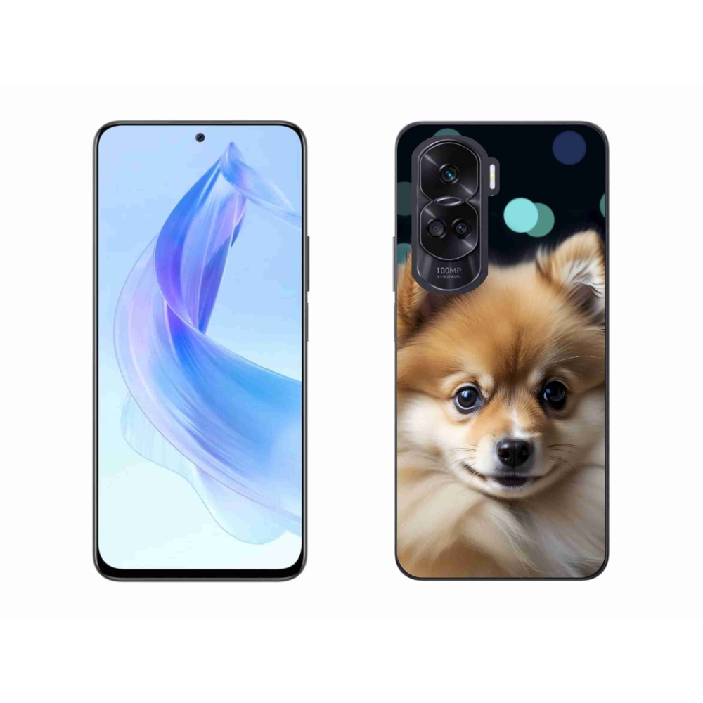 Gelový kryt mmCase na Honor 90 Lite - roztomilý pomeranian
