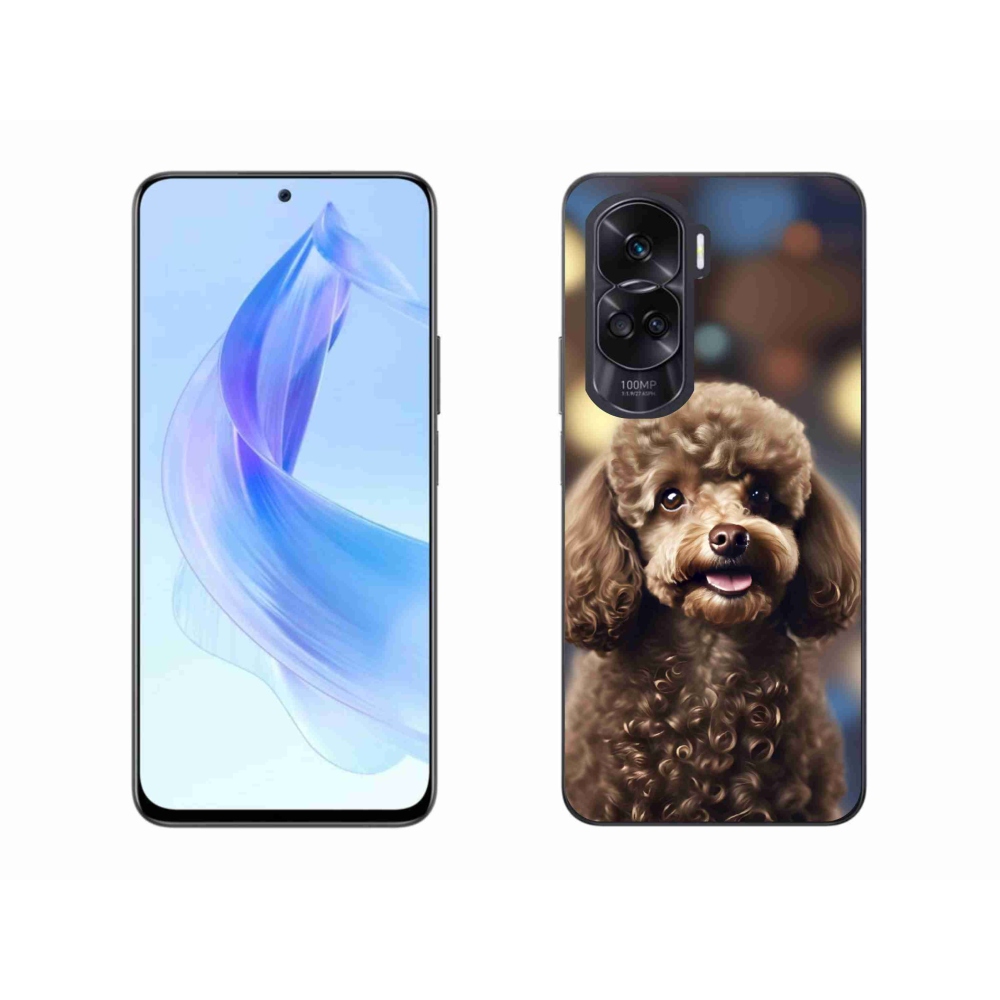 Gelový kryt mmCase na Honor 90 Lite - roztomilý pudl