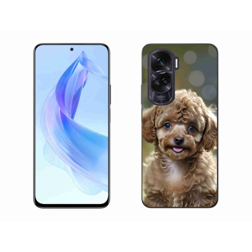 Gelový kryt mmCase na Honor 90 Lite - roztomilý pudl