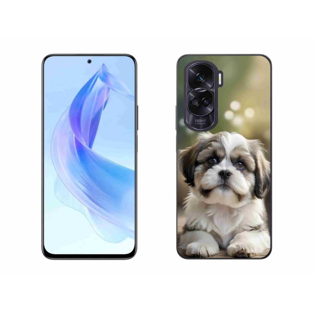 Gelový kryt mmCase na Honor 90 Lite - roztomilý shih-tzu