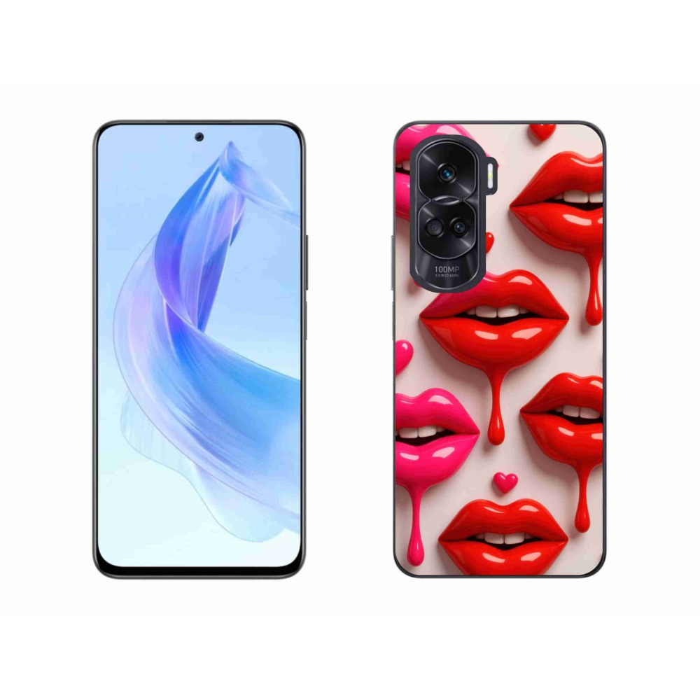 Gelový kryt mmCase na Honor 90 Lite - rty 2