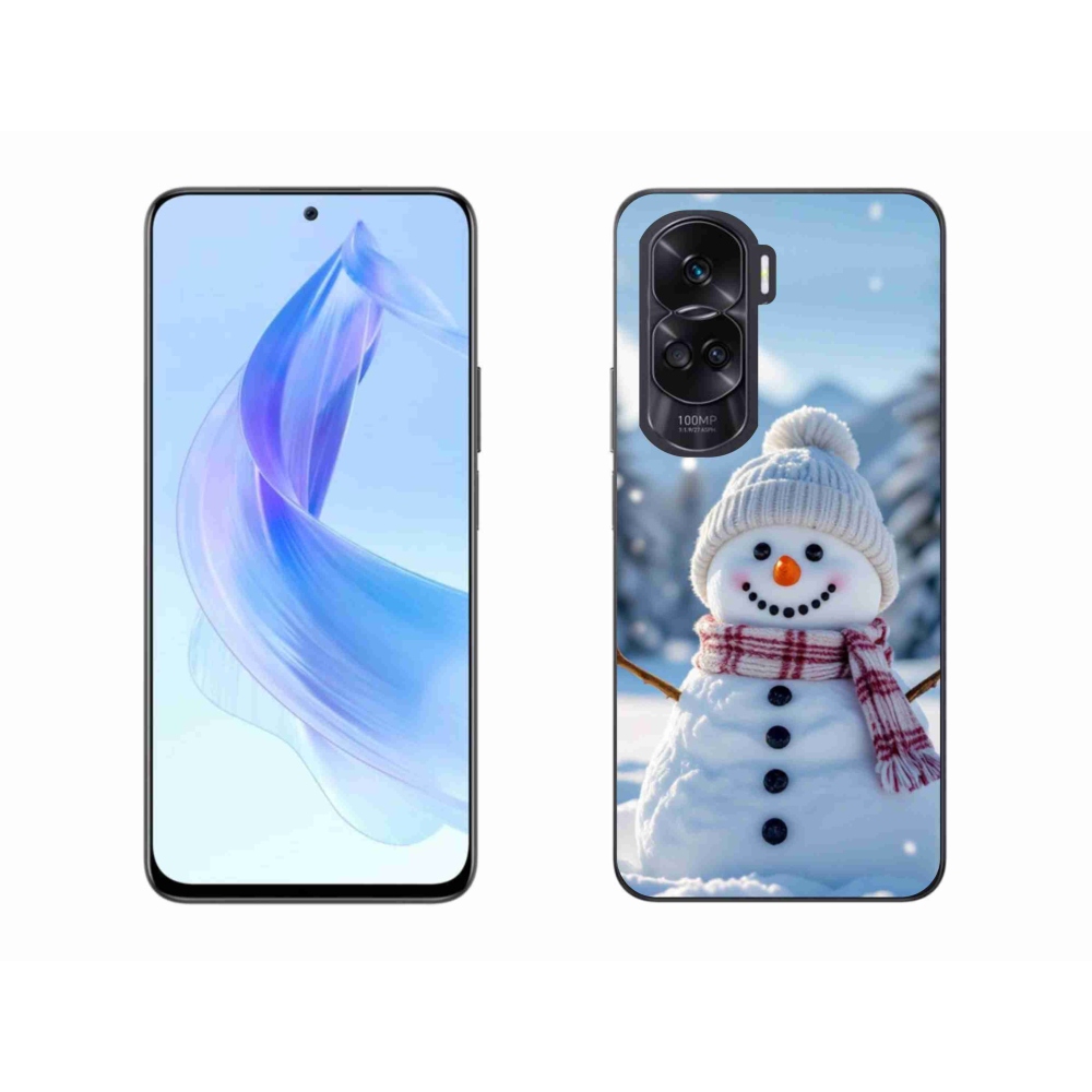 Gelový kryt mmCase na Honor 90 Lite - sněhulák 3
