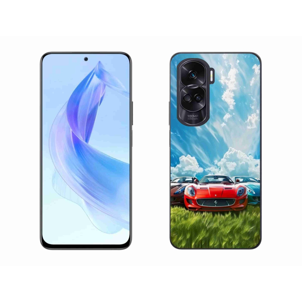 Gelový kryt mmCase na Honor 90 Lite - sportovní vozy